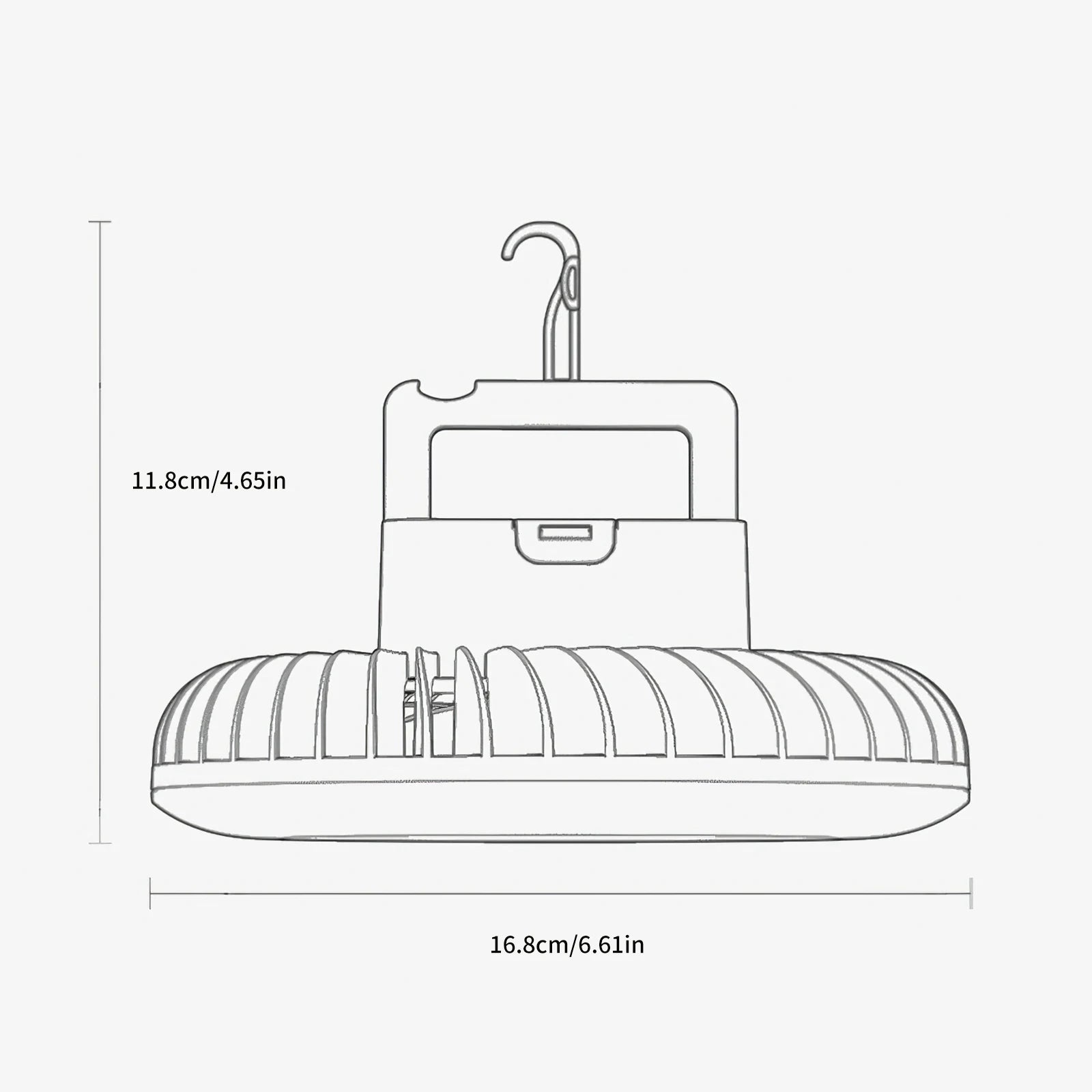 Multifunctional Waterproof Tent Fan & Camping Lamp