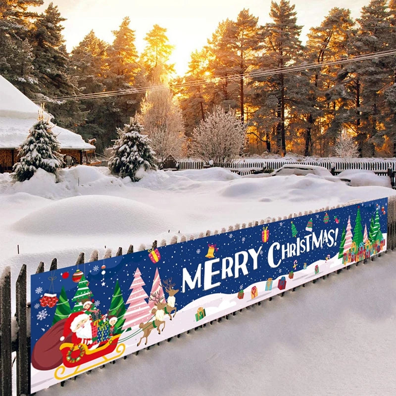 Christmas Outdoor Banner Flag