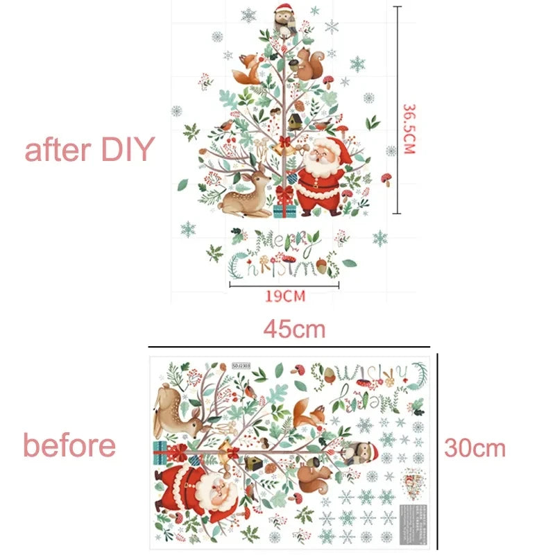 Christmas Window Stickers – Santa Claus