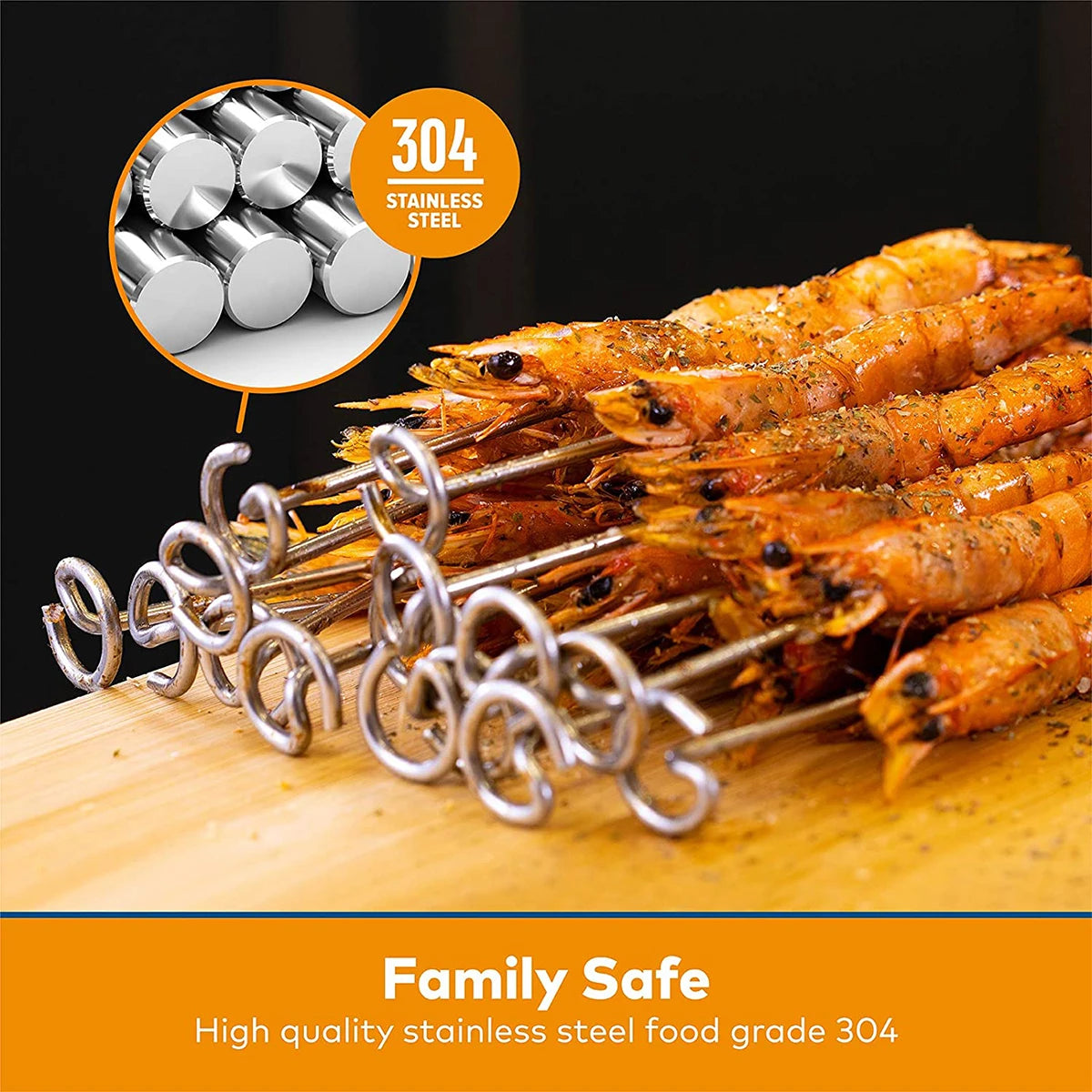 Stainless Steel Air Fryer Skewer Stand