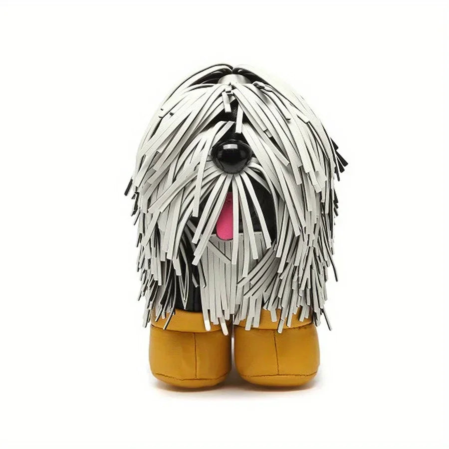 Luxury PU Leather Dog-Shaped Crossbody Wallet