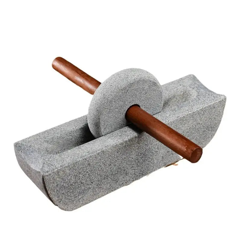Traditional Chinese Style Mill Grinder Set