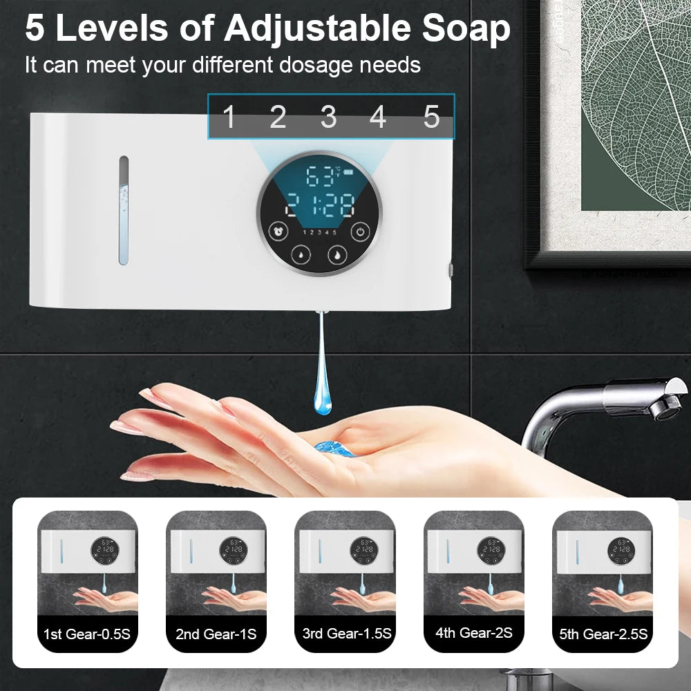 Automatic Wall-Mounted Soap Dispenser