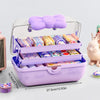 Multi-Layer Hairpin Organizer Cute Kids Jewelry Case & Headband Storage Box