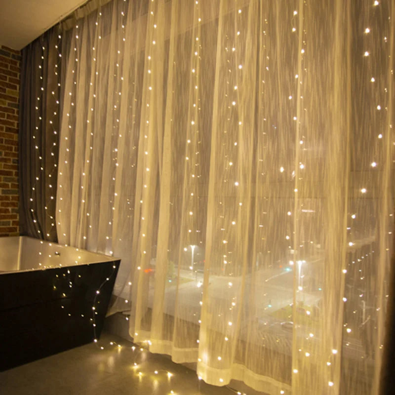 LED Curtain Fairy String Lights