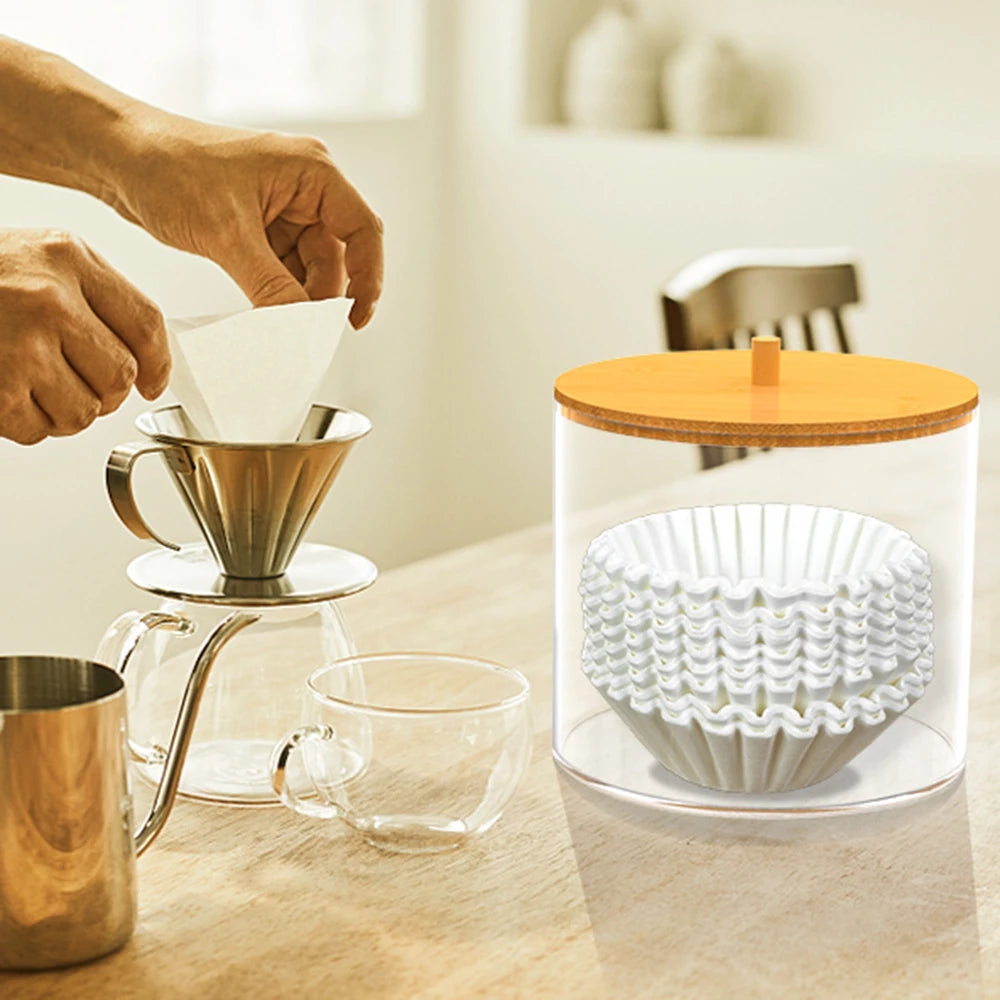 Transparent Coffee Capsule Box with Lid