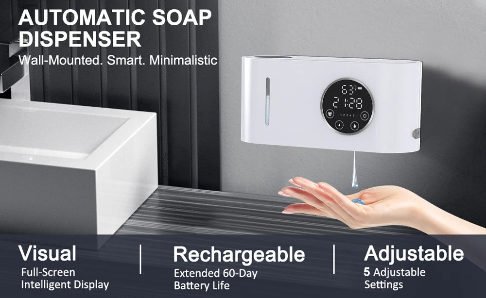 Automatic Wall-Mounted Soap Dispenser