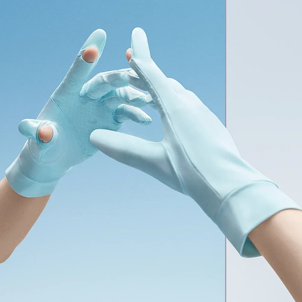 Summer Breathable Sunscreen Driving Gloves