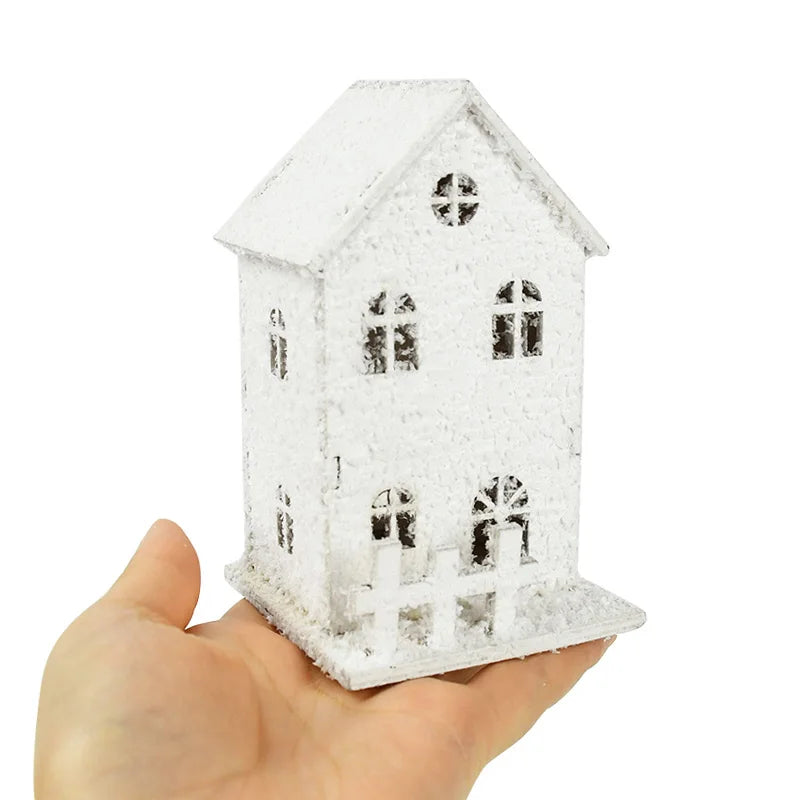 Christmas LED Light Wooden House