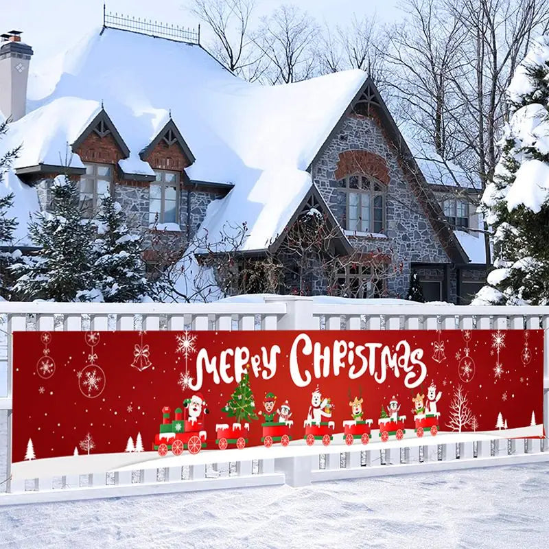 Christmas Outdoor Banner Flag