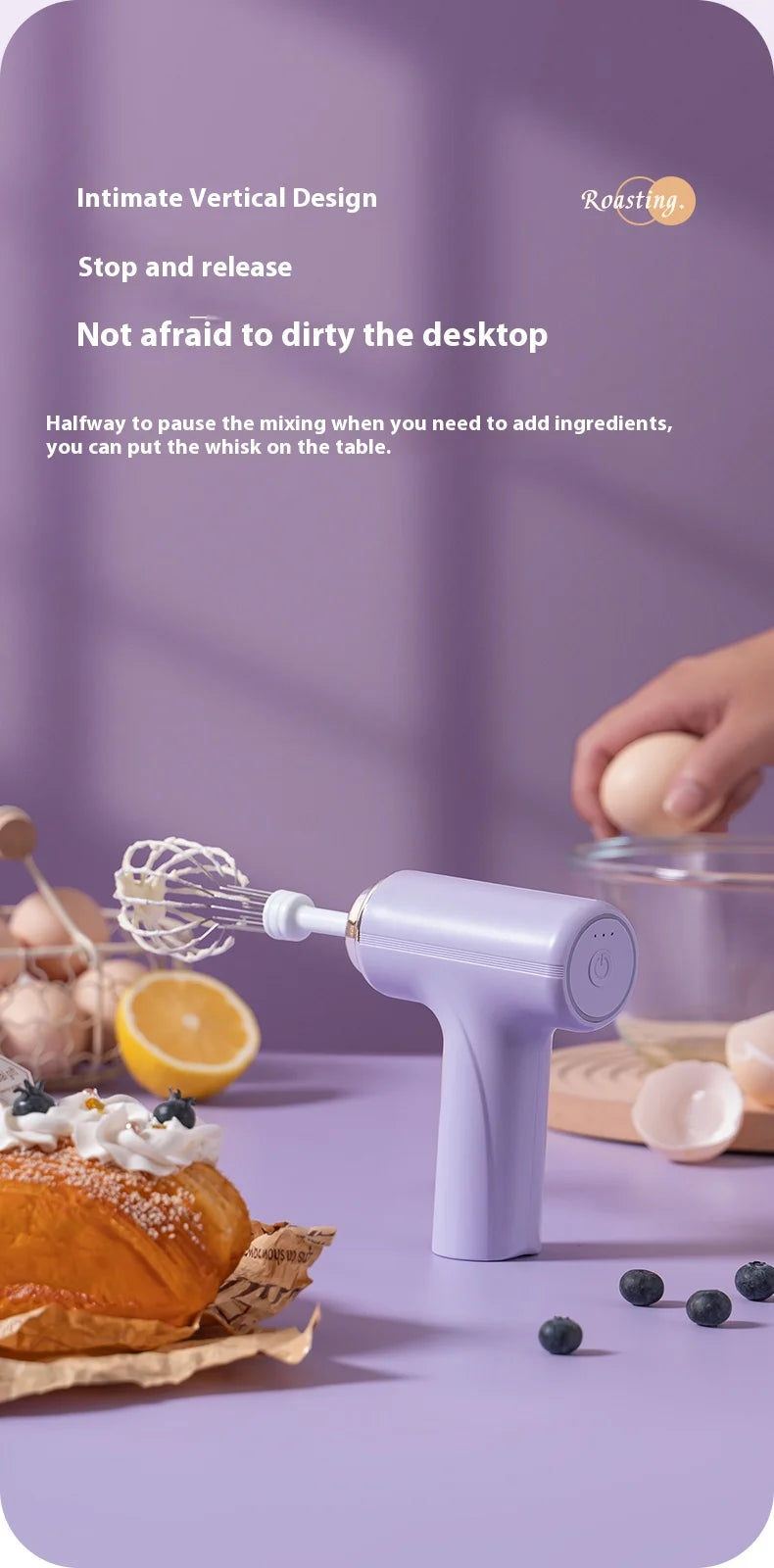 Multi-Functional Dual Mixer Egg Beater