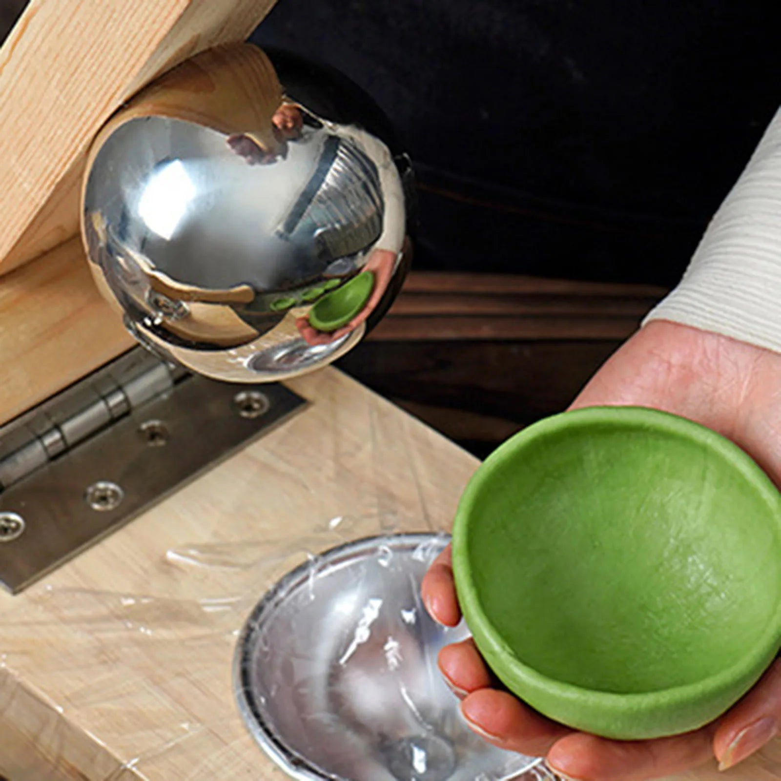 Wooden Mochi Skin Maker