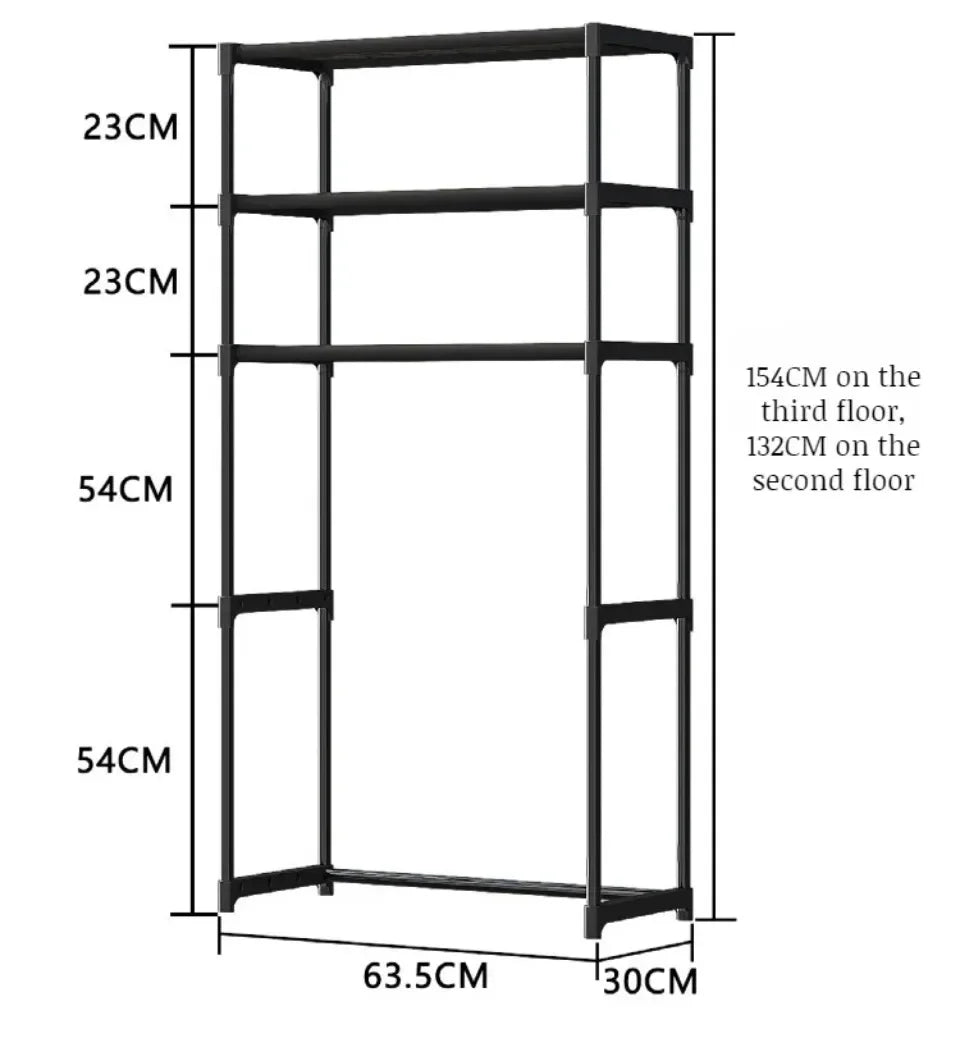Over-The-Toilet Multilayer Perforation Storage Rack
