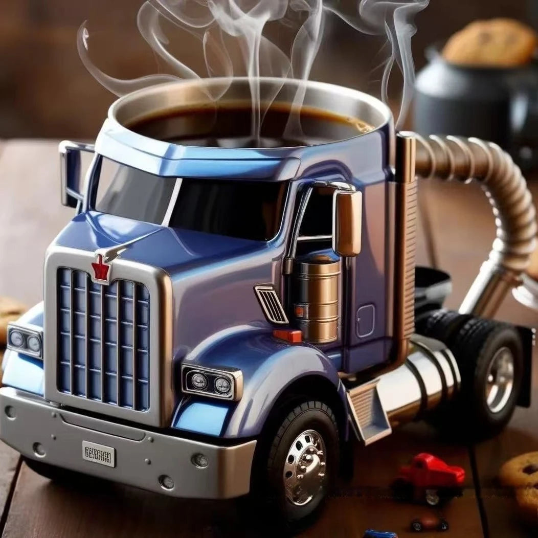 250ML Semi-Trailer Truck Coffee Mug