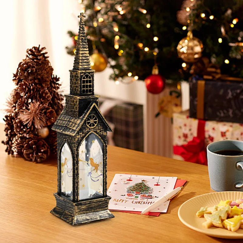 Christmas LED Night Light Lantern