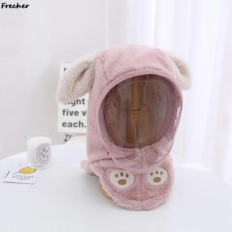 Windproof Face Cover Hat for Children
