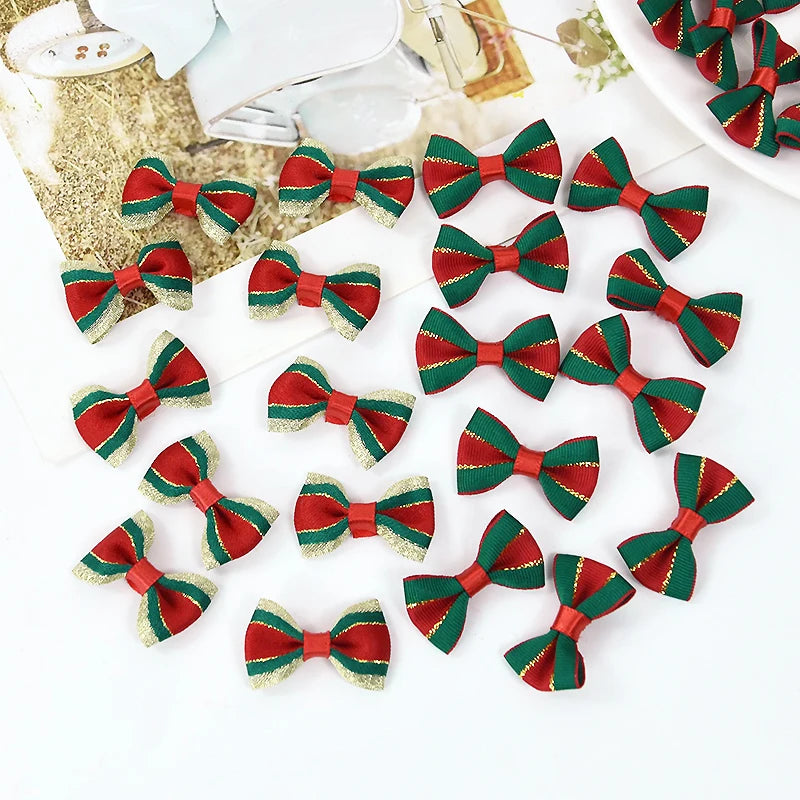 Christmas Satin Ribbon Bows