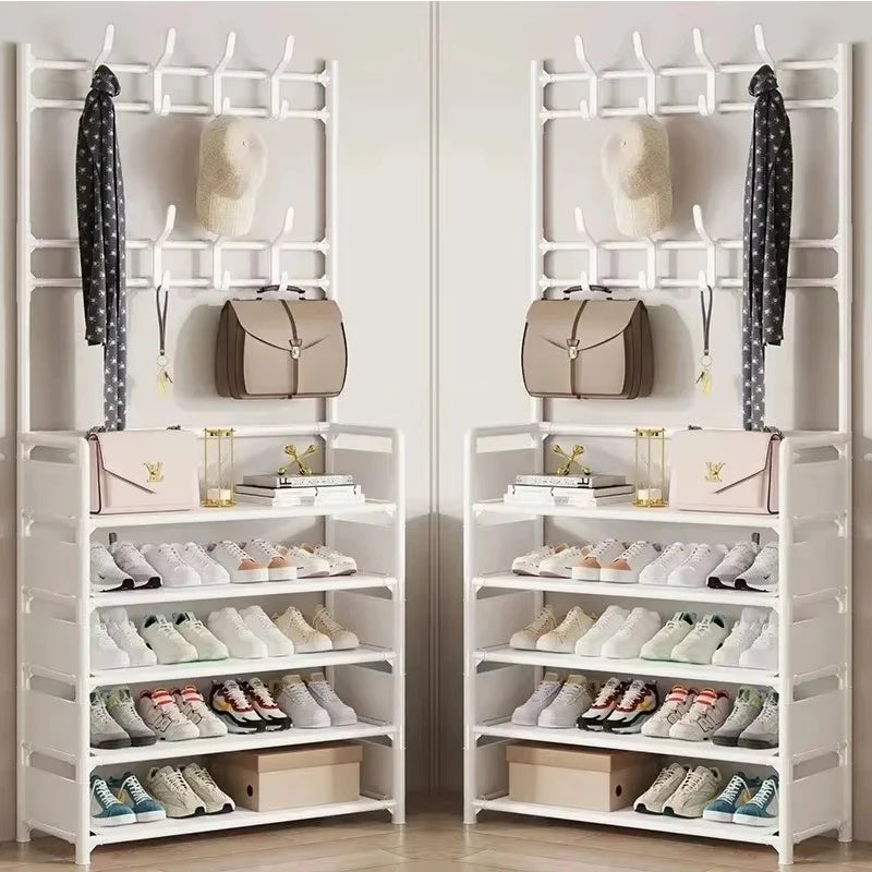 Multi-Layer Clothes Hanger & Shoe Rack