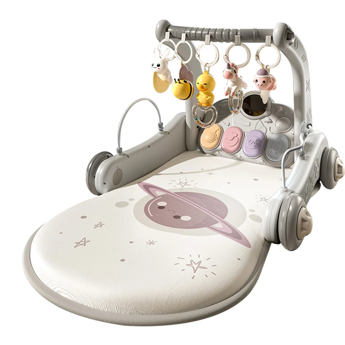 4-in-1 Baby Pedal Piano & Walker