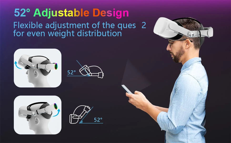 10000mAh Head Strap for Oculus Quest 2