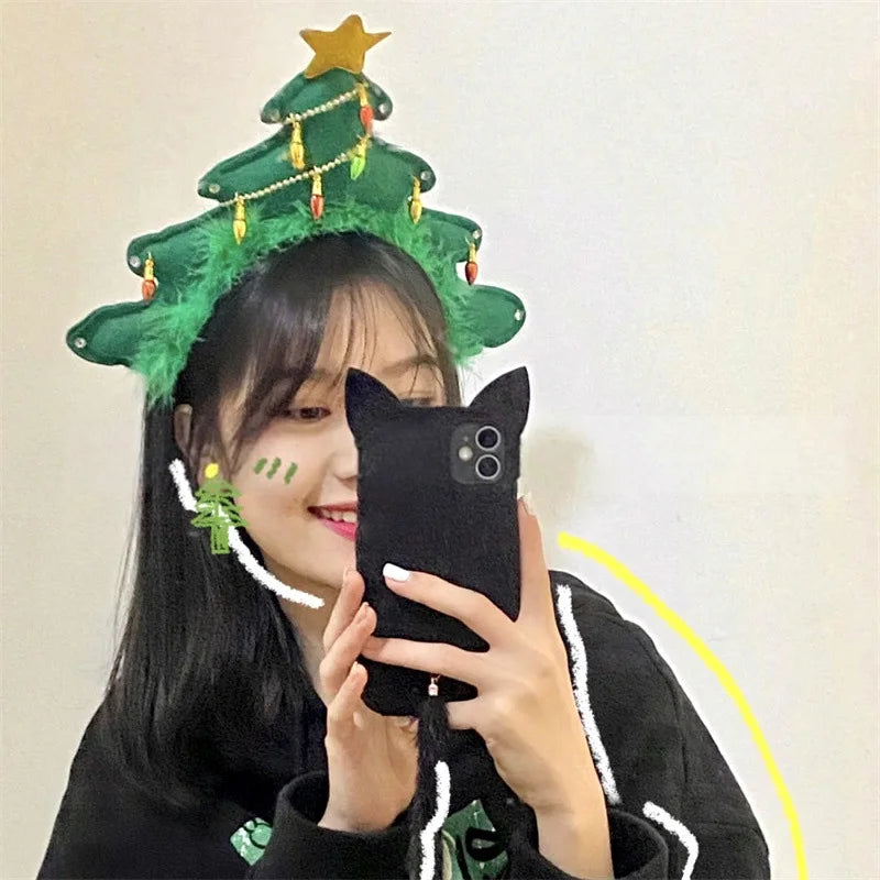 Christmas Tree Headband Party Costume