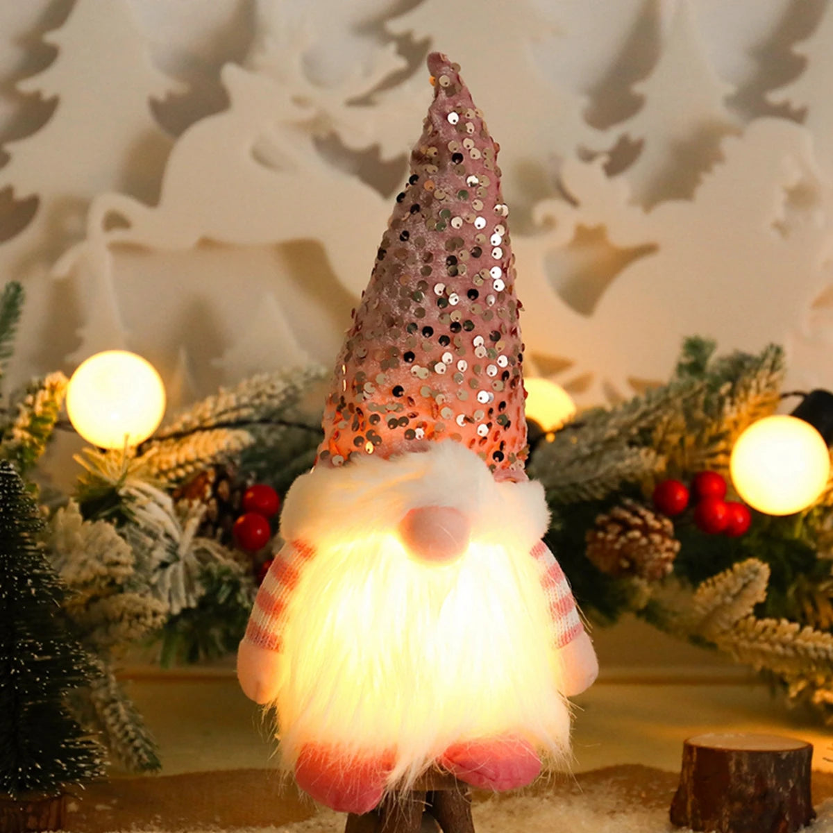 Gnome Christmas Faceless Doll