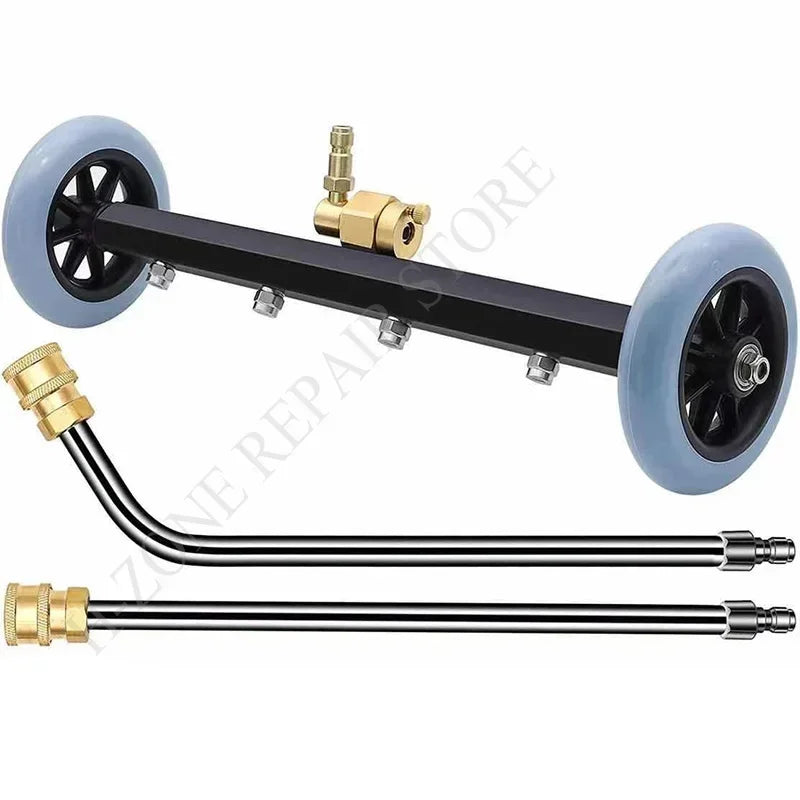 16-Inch Electric Water Broom with Extension Rods Car High-Pressure Washer