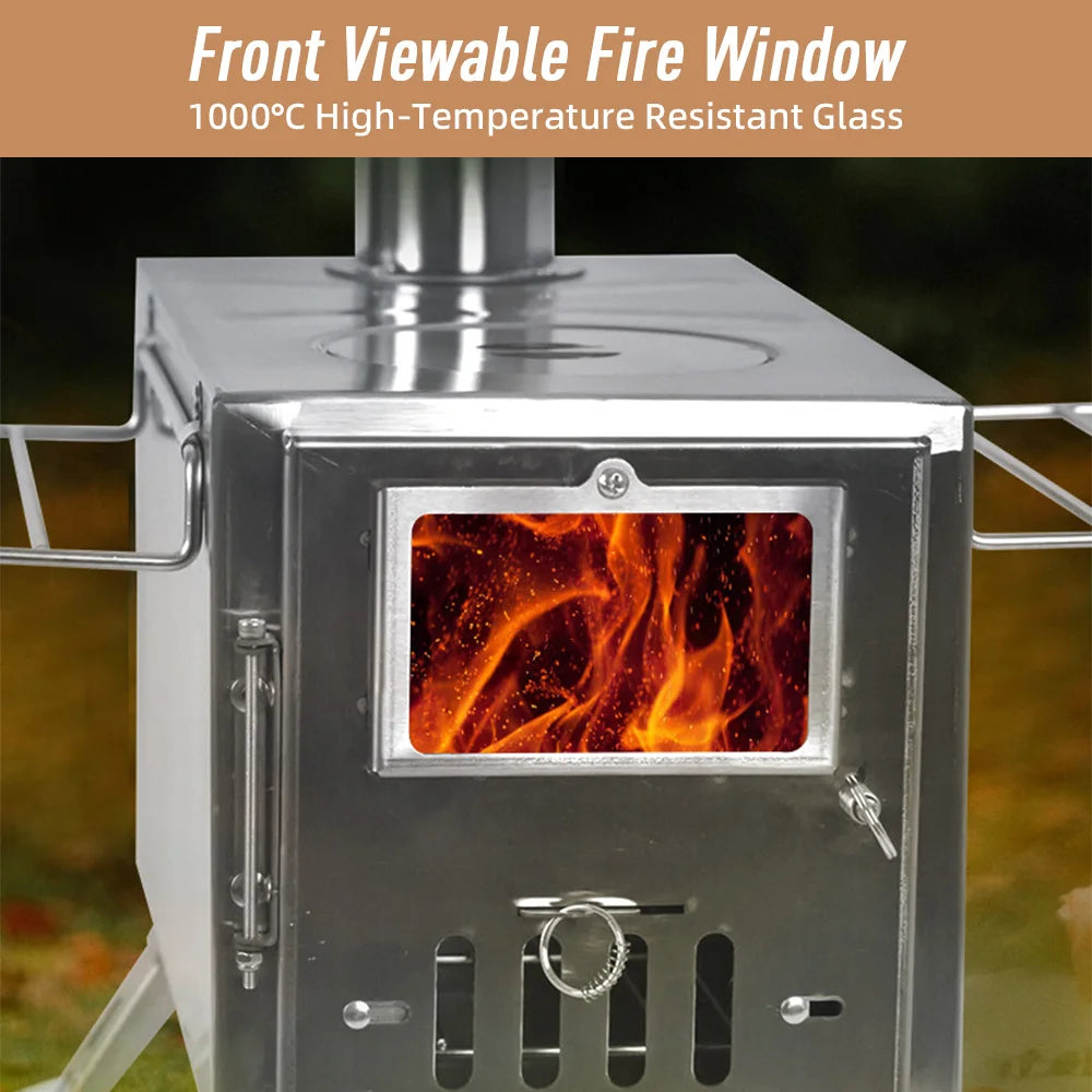 Outdoor Camping Wood-Burning Stove