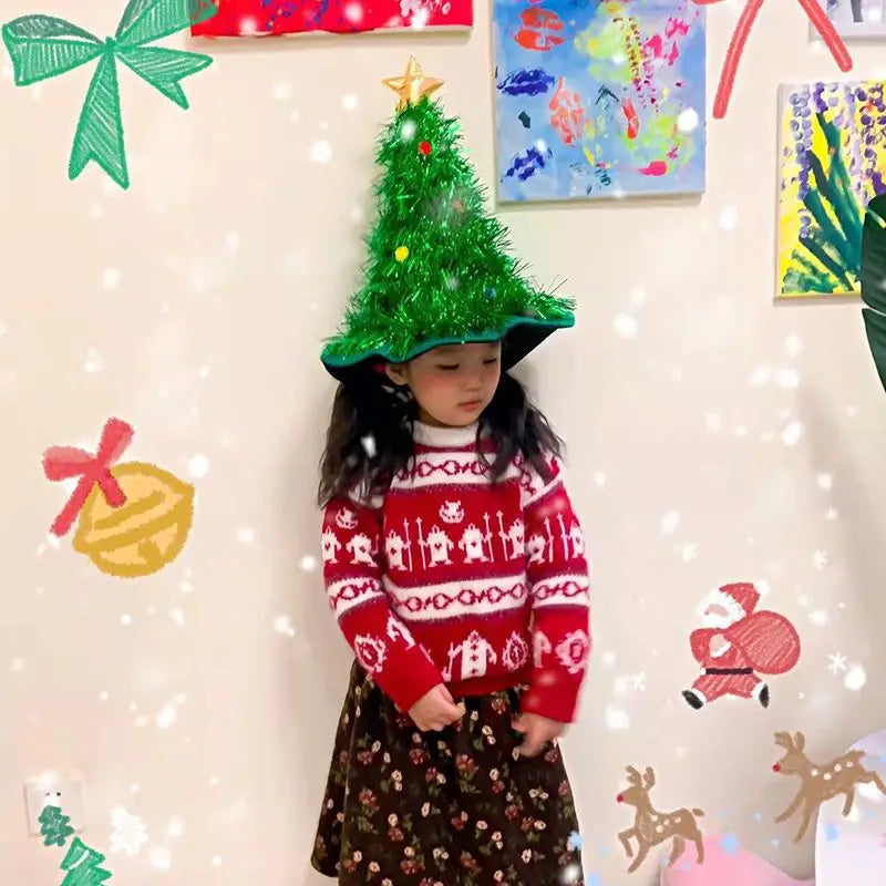 Christmas Tree Headband Party Costume