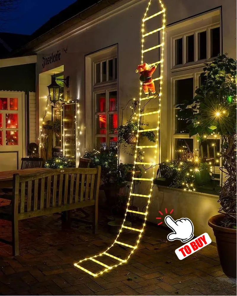 DIY Handmade LED String Light Christmas Banner