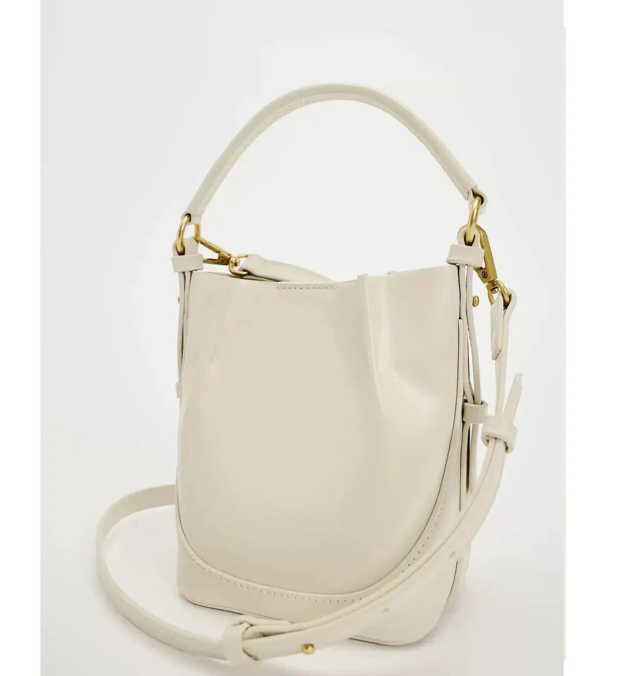 Portable Crossbody Bucket Bag
