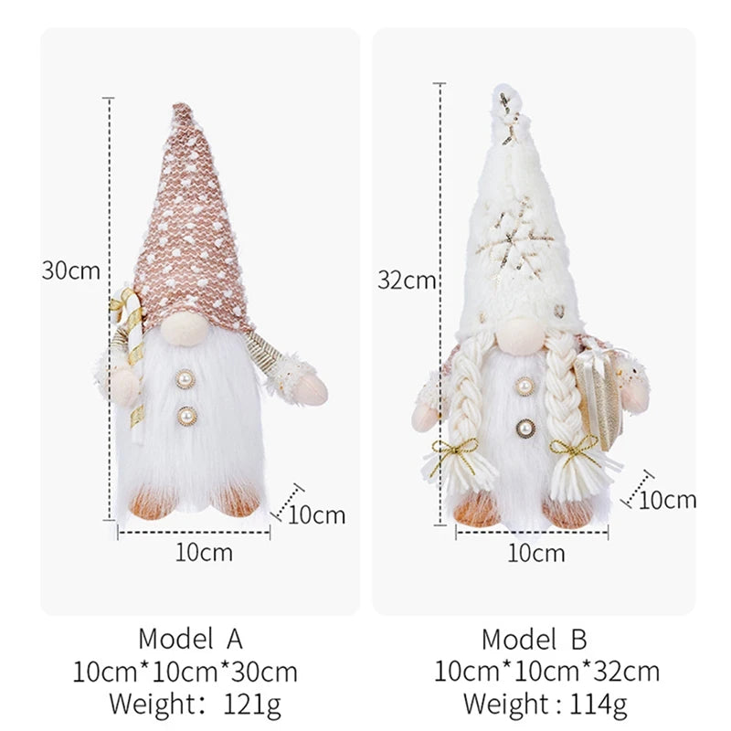 Gnome Christmas Faceless Doll