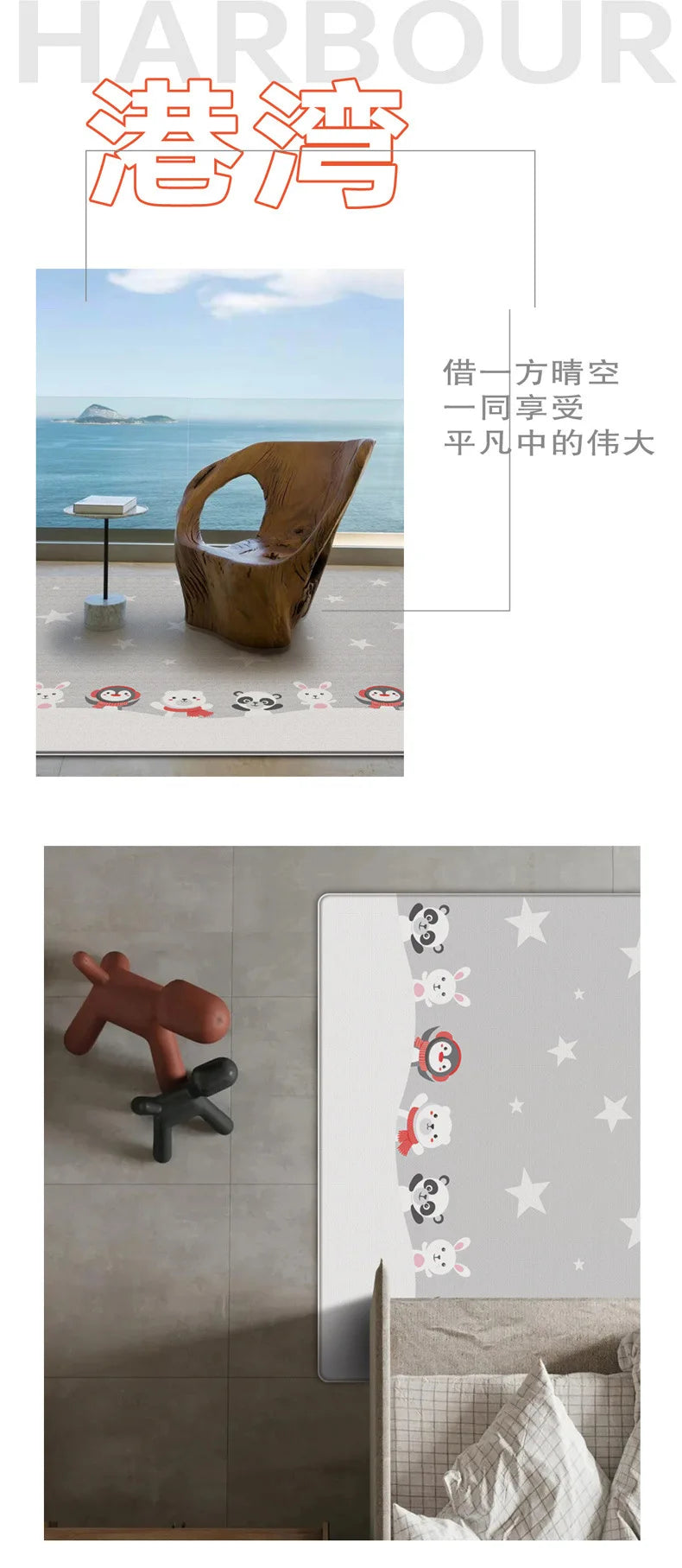Baby Play Mat Soft Waterproof Crawling Carpet