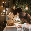 Personalized Wood Guest Book Alternative Wedding & Bridal Shower Table Decor