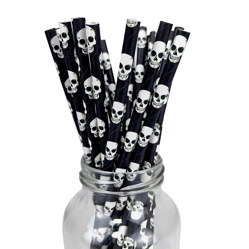 Halloween Party Favors Paper Straws