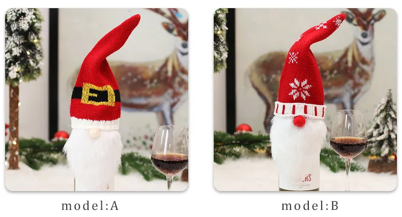 Christmas Wine Bottle Cover