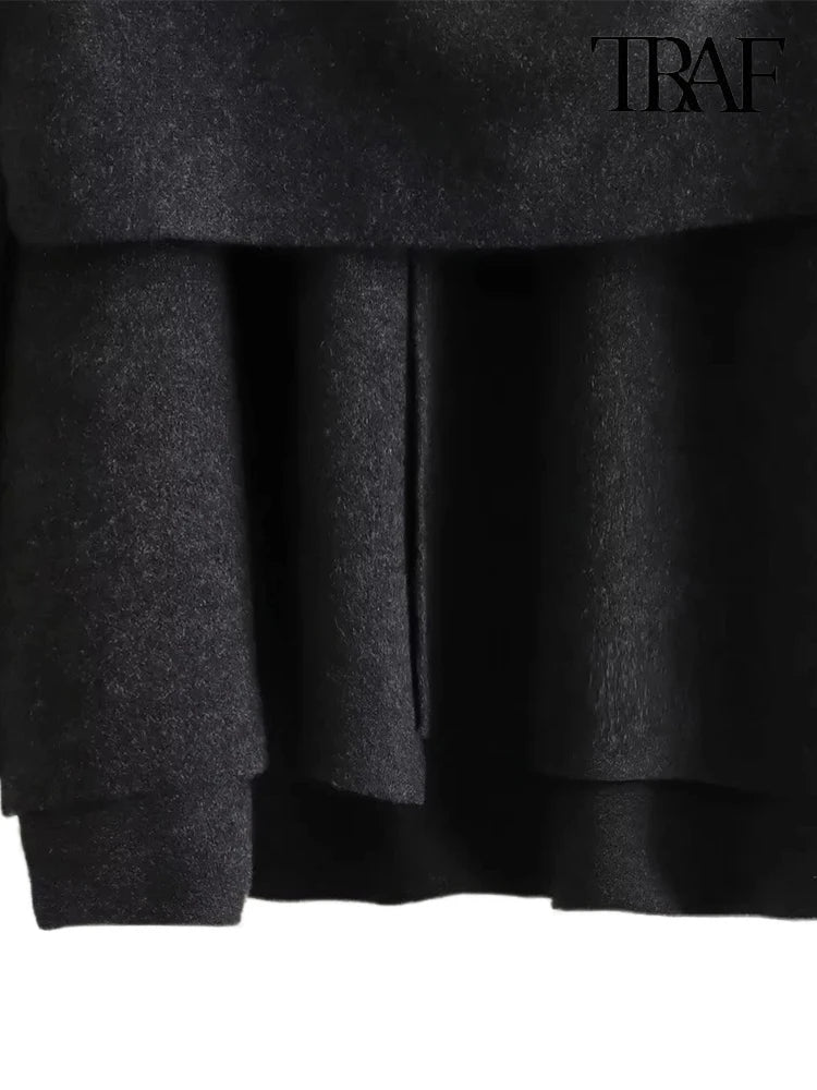 Women's Fashion Fall Winter Chic Scarf Jacket