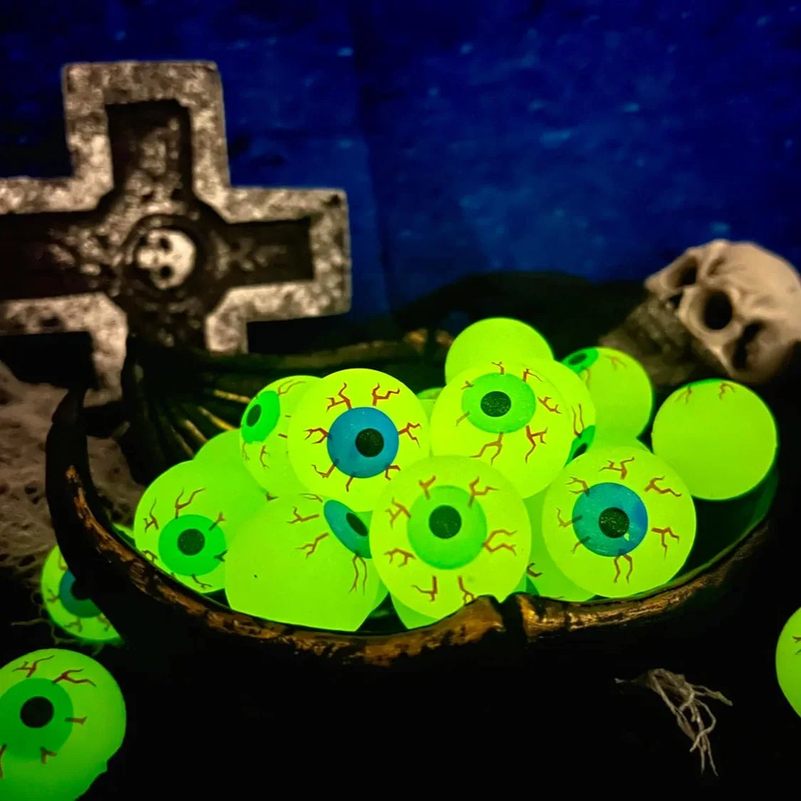 Halloween Glow in The Dark Eyeballs