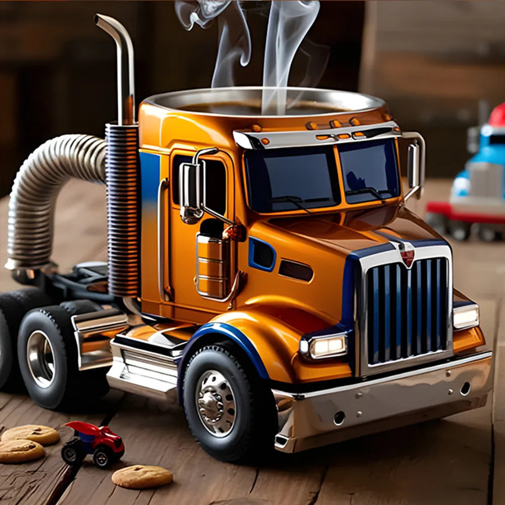 250ML Semi-Trailer Truck Coffee Mug