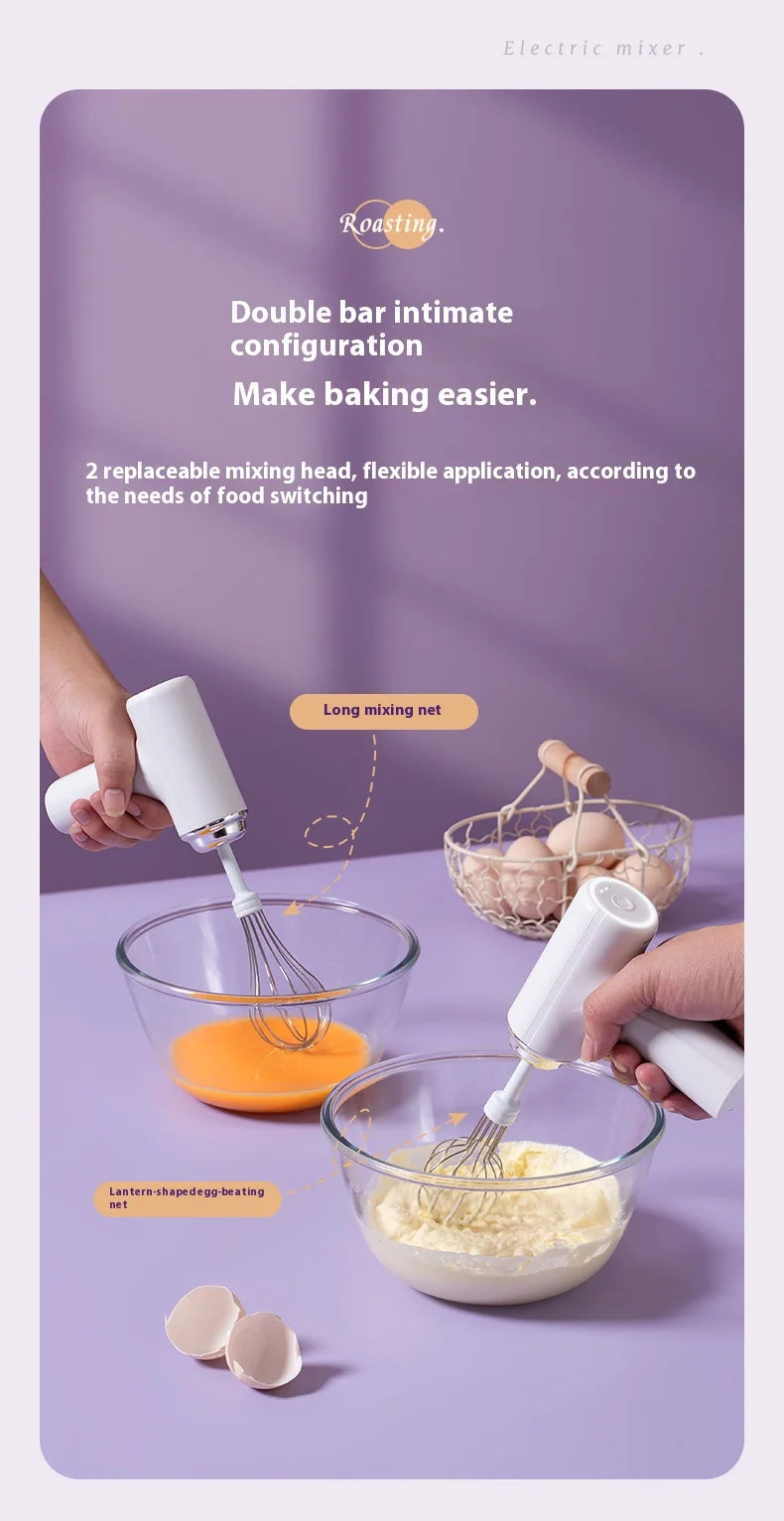 Multi-Functional Dual Mixer Egg Beater