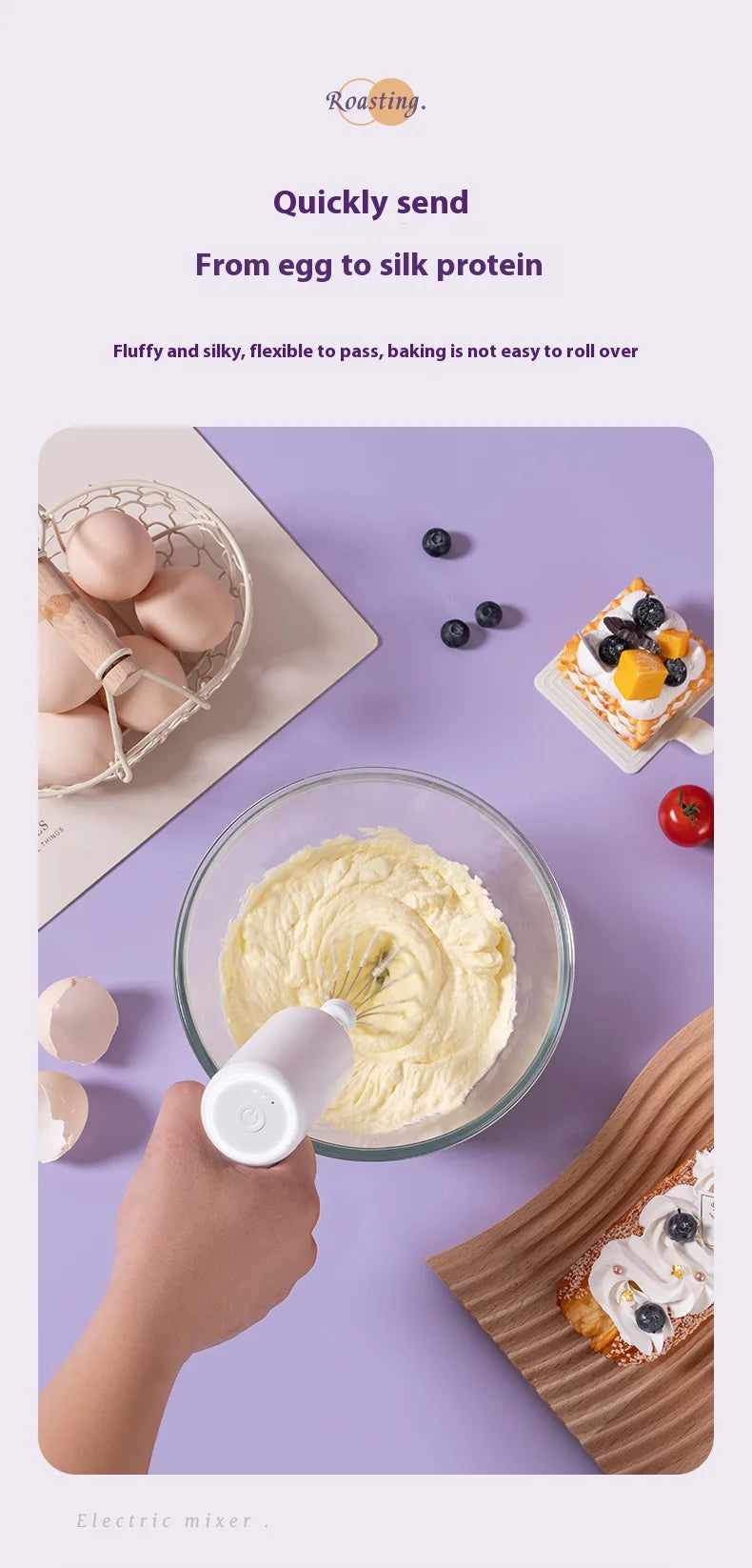 Multi-Functional Dual Mixer Egg Beater