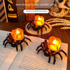 Halloween LED Glowing Spider Candle Lamp 🕷️🕯️