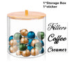 Transparent Coffee Capsule Box with Lid
