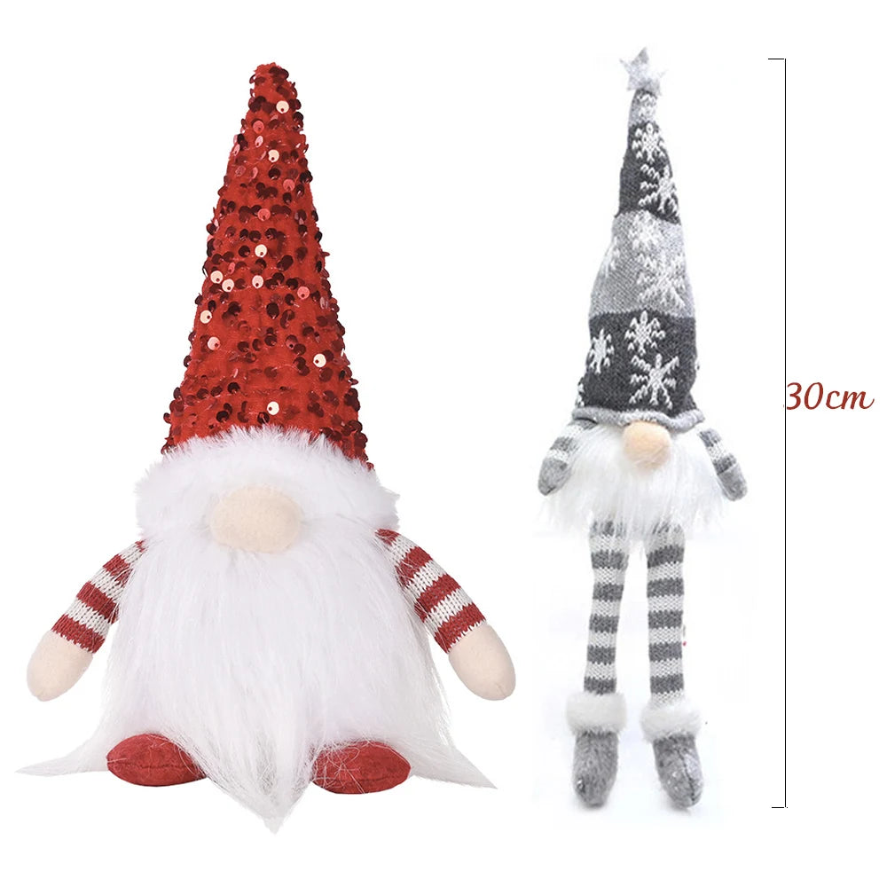 Glowing Gnome Plush Elf Christmas Decoration