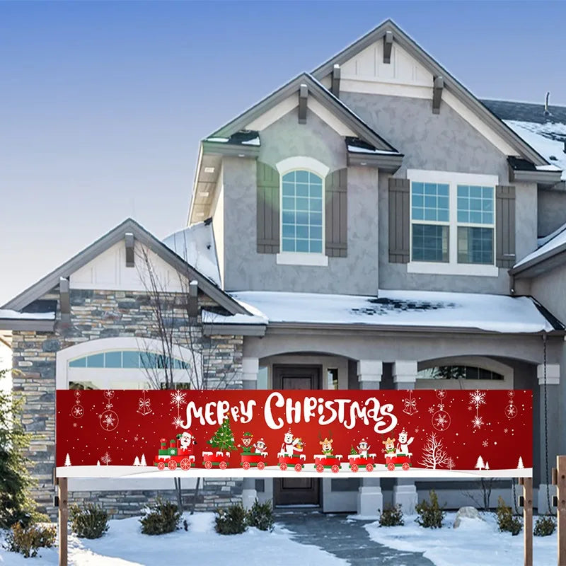 Christmas Outdoor Banner Flag