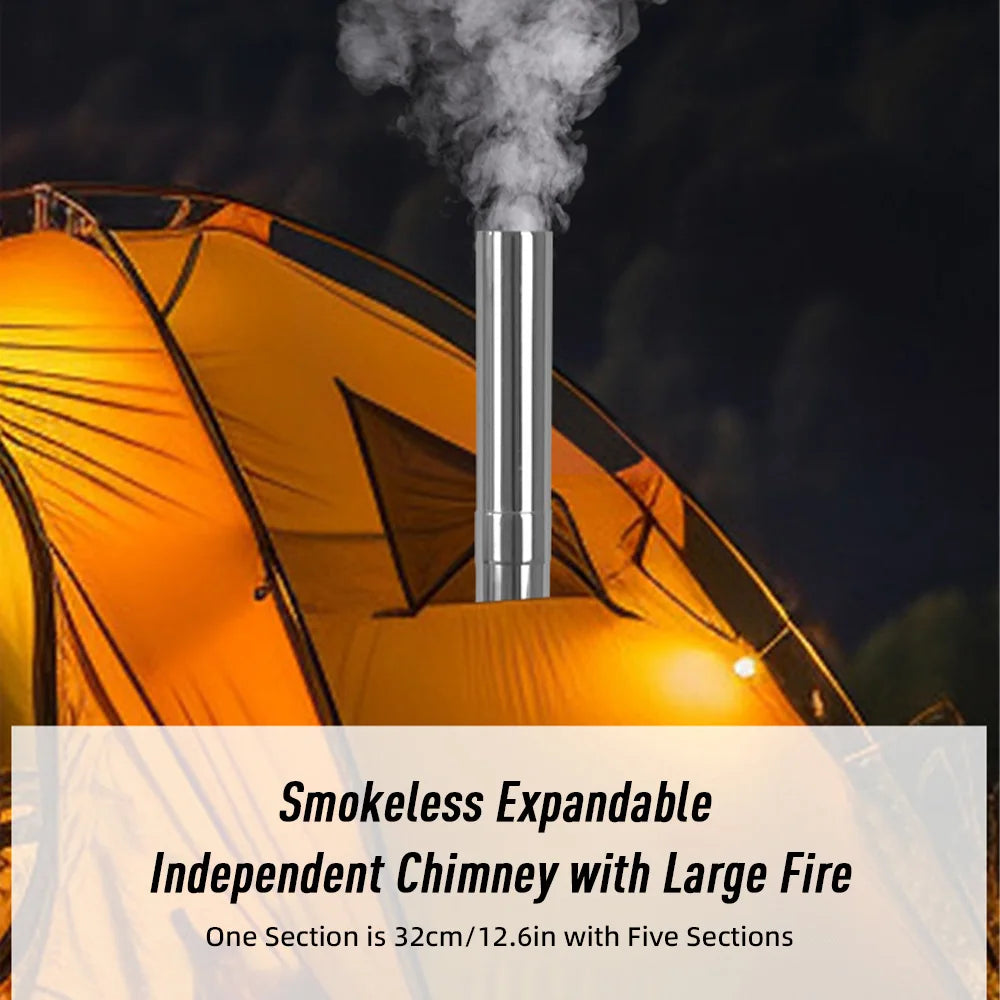 Outdoor Camping Wood-Burning Stove