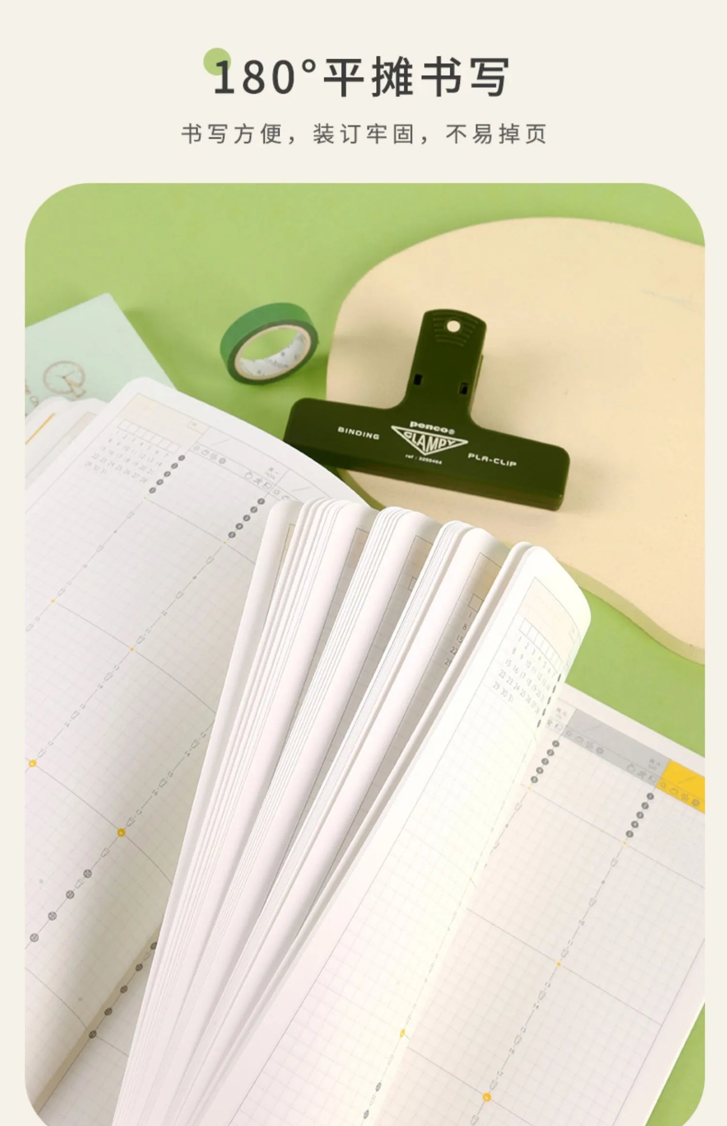 A5 Undated Planner Weekly Calendar Notebook