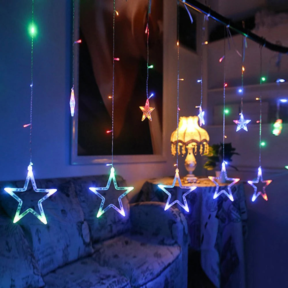 LED Ice Column Star Fairy Lights