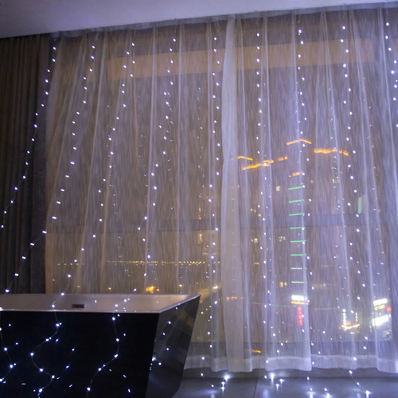 LED Curtain Fairy String Lights