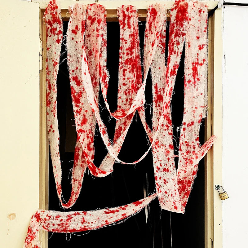 Halloween Bloody Cloth Strips